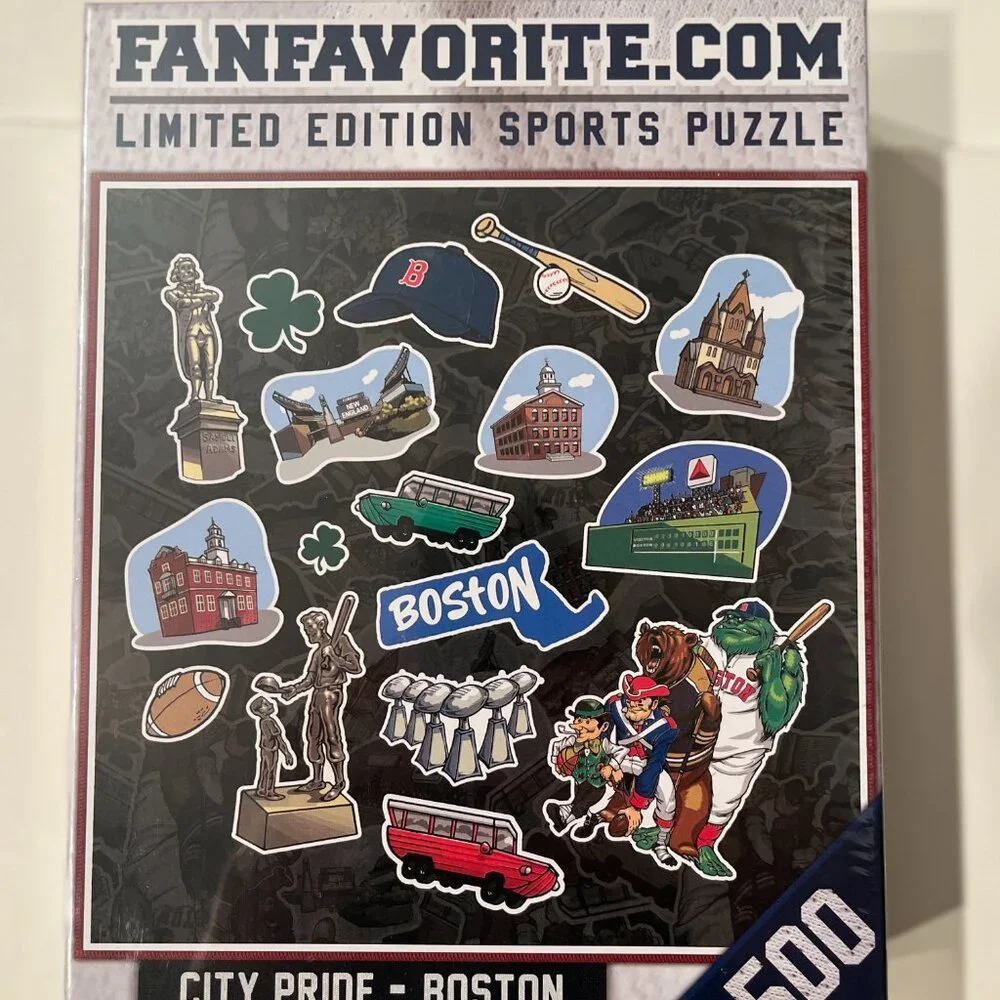 Boston Sports City Pride Puzzle 500‎ Pieces Collector Fan Edition (NEW)